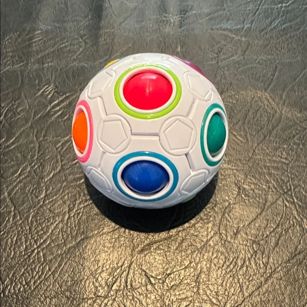 Fidget Toy Bundle One Dumpling & One Color Shifting Rainbow Ball